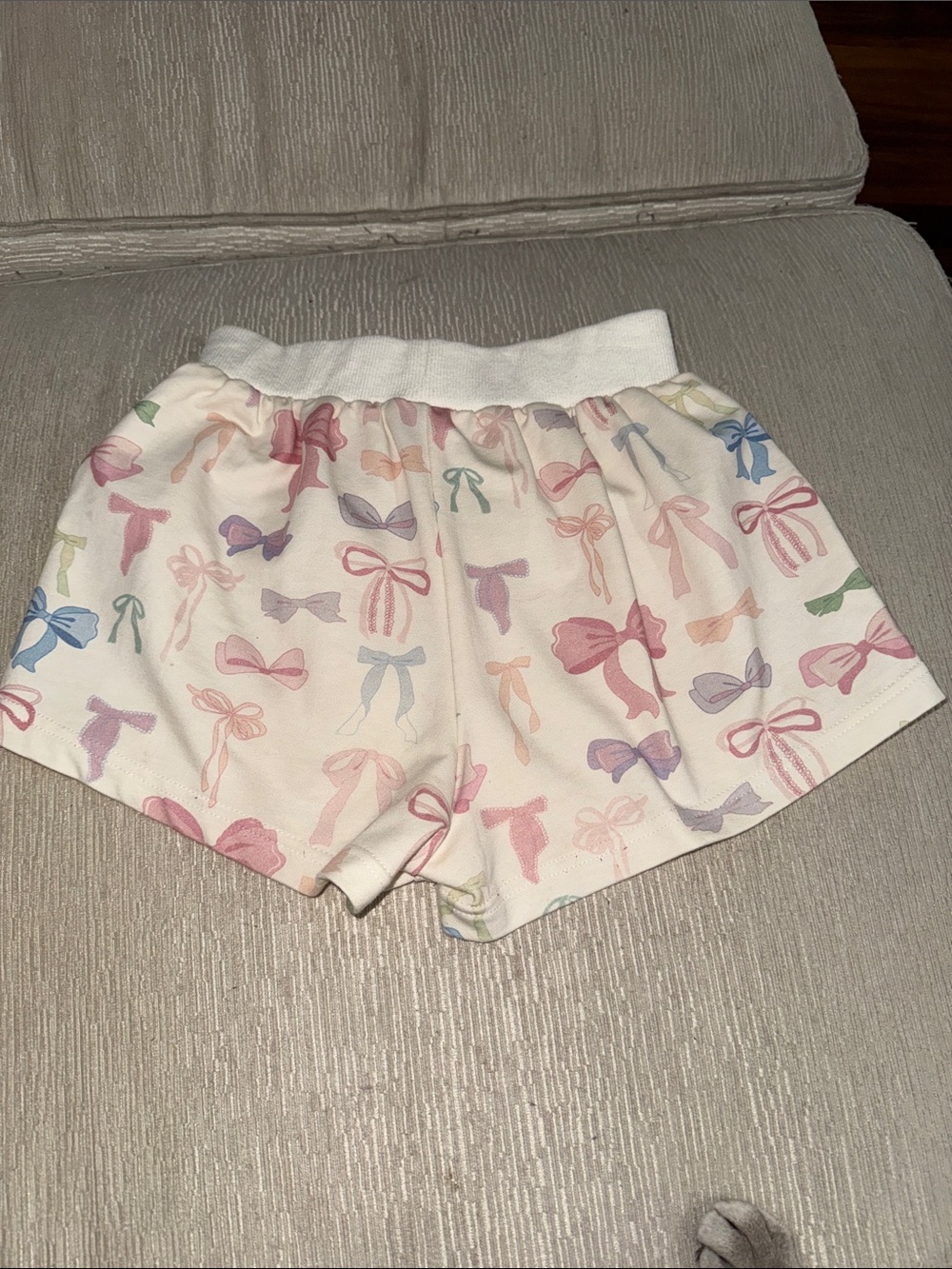 Lola and the Boys White Bow Print Pajama Set - Pink & Pastel Bows size 14 - Picture 9 of 17